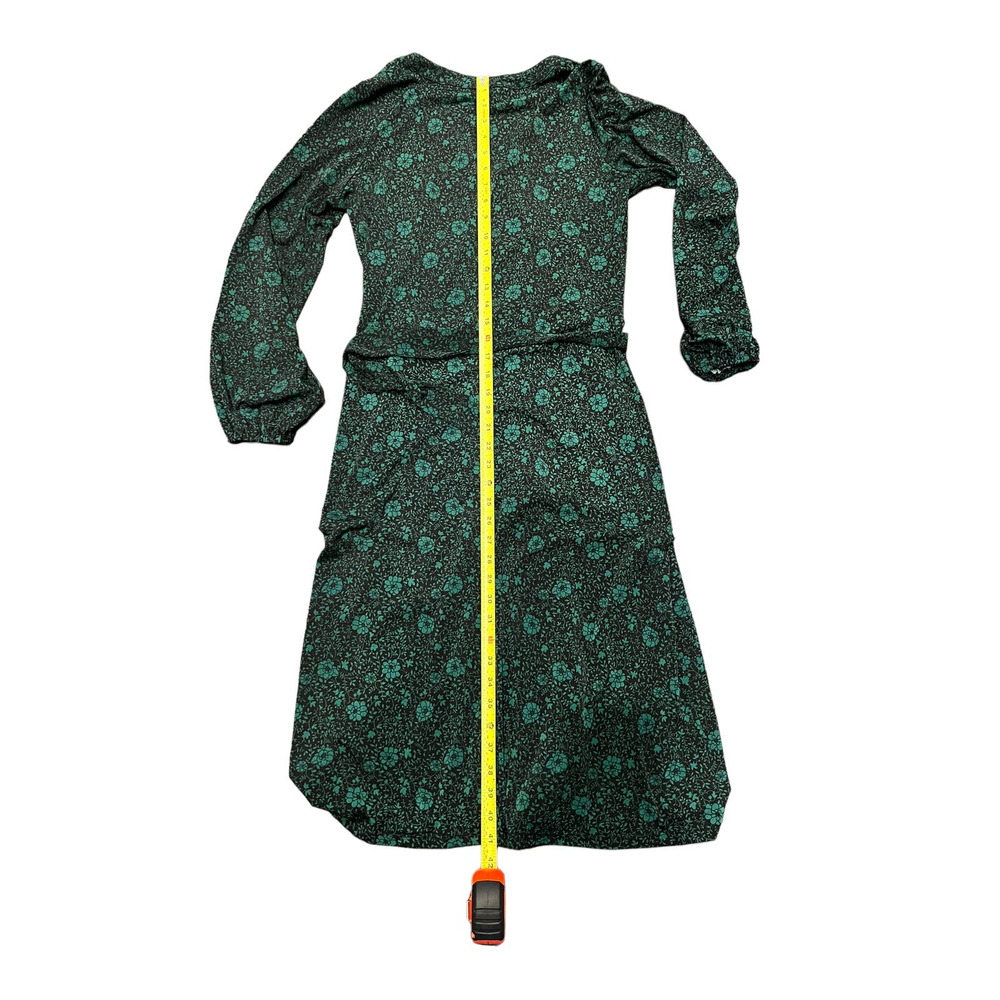 Michael Kors Green Floral Midi Dress - Picture 2 of 8